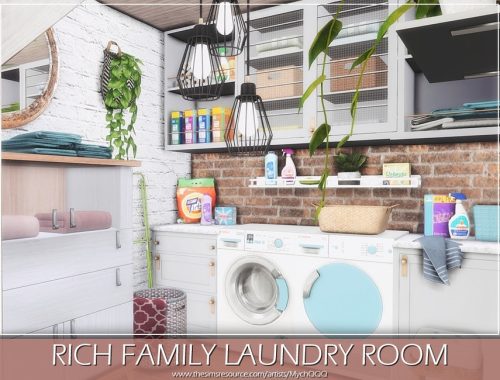 Rich Family Laundry Room