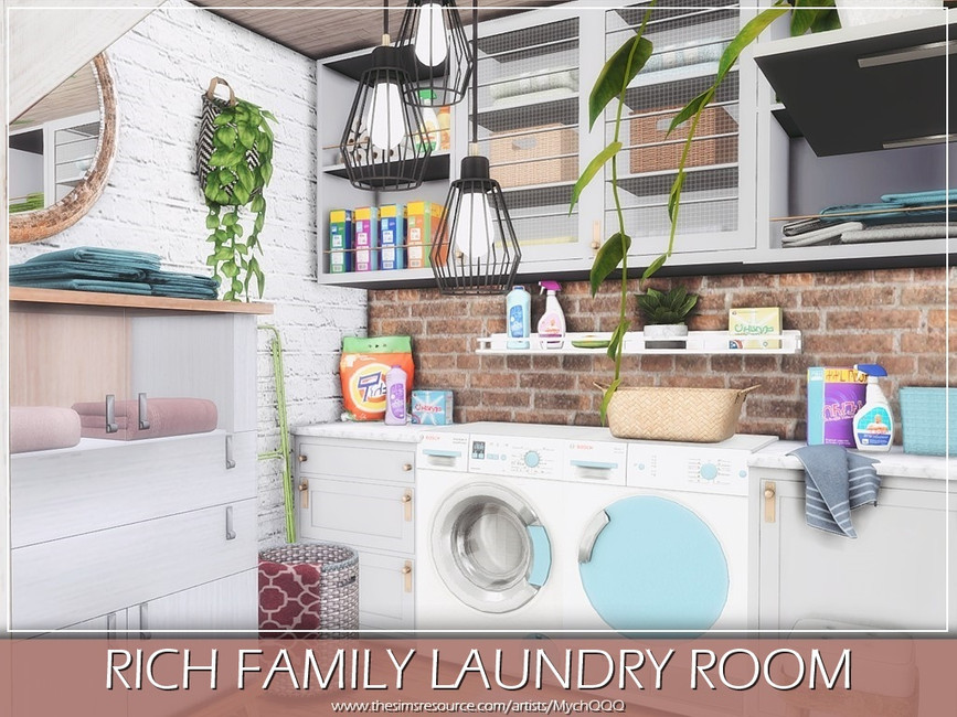 Rich Family Laundry Room - The Sims 4 Catalog