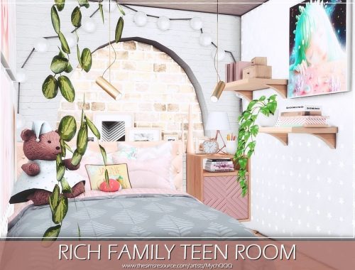 Rich Family Teen Room