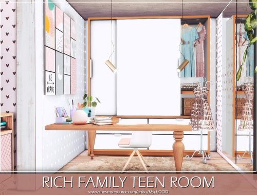 Rich Family Teen Room