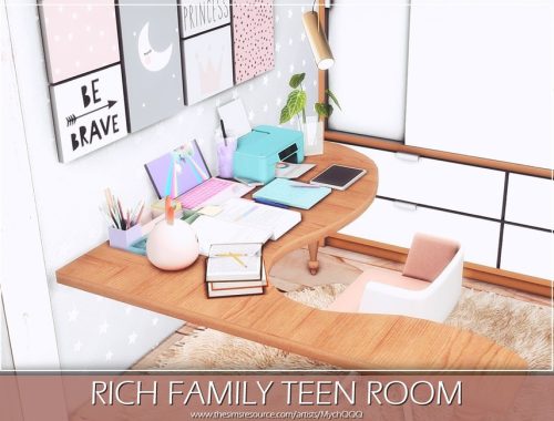 Rich Family Teen Room