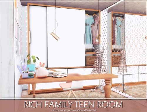 Rich Family Teen Room