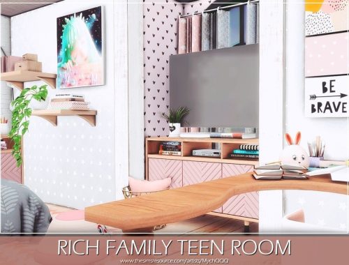 Rich Family Teen Room