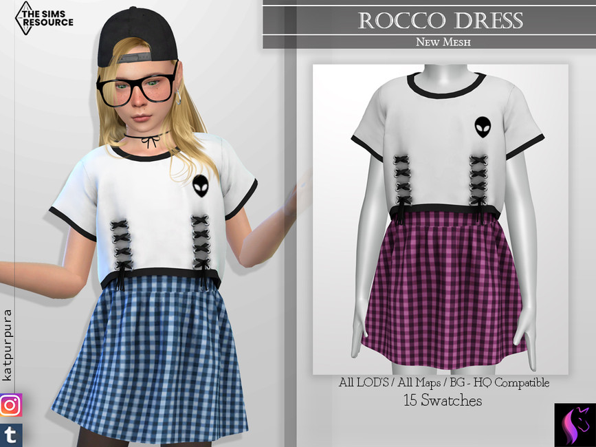 Rocco Dress - The Sims 4 Catalog