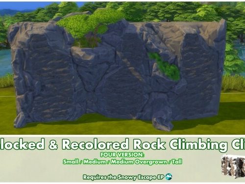 Rock Climbing Cliffs Unlocked & Recolored by Bakie