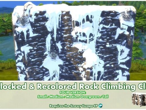 Rock Climbing Cliffs Unlocked & Recolored by Bakie