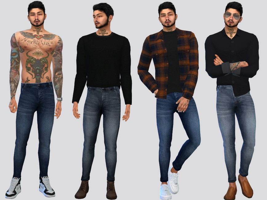 Rodney Denim Jeans - The Sims 4 Catalog