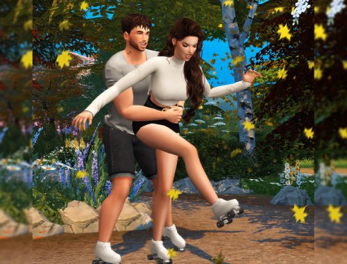 Rollerblading day (Pose Pack)