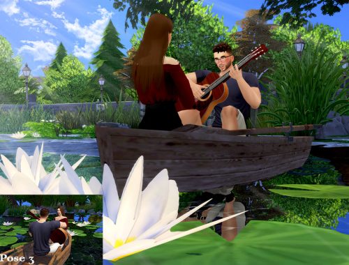 Romantic Boat (Pose pack)