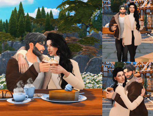 Romantic breakfast (Pose pack)