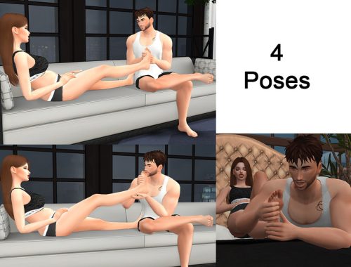 Romantic massage (Pose pack)
