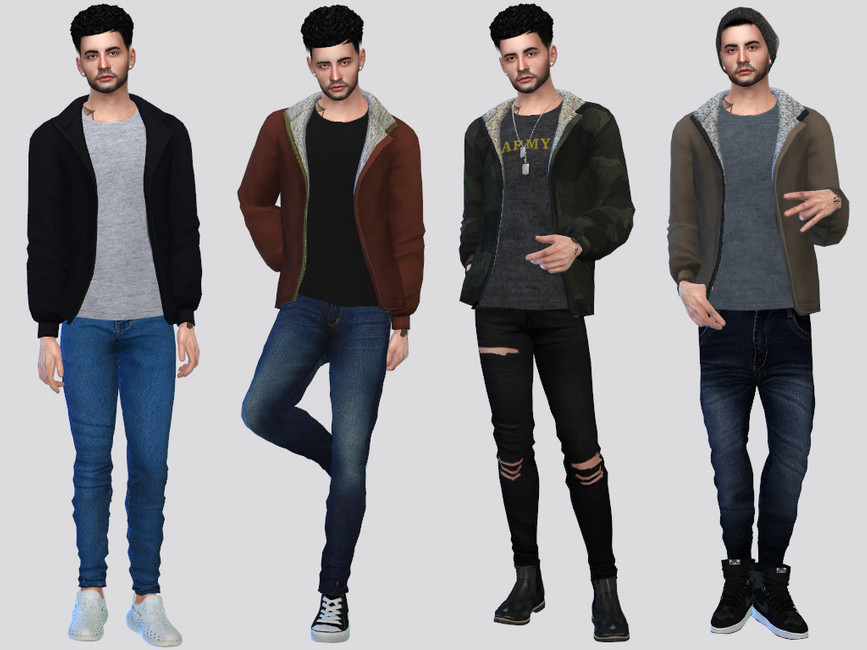 Ronnie Jacket - The Sims 4 Catalog