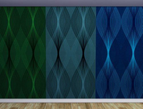 Roob's Vertical Waves Wallpaper