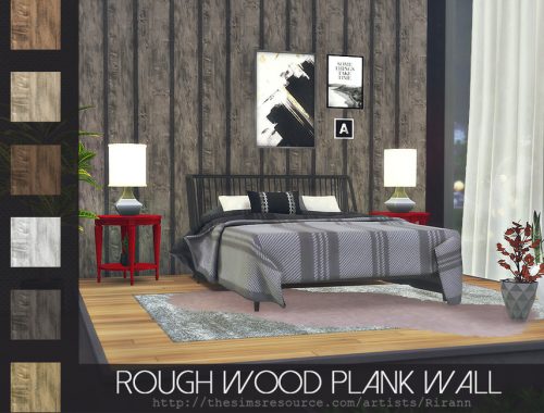 Rough Wood Plank Wall
