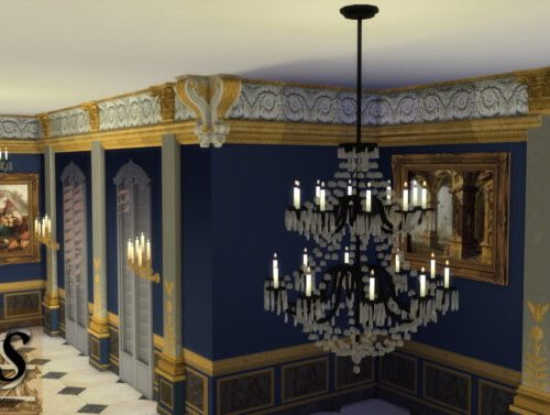 Royal Crystal Chandelier Set