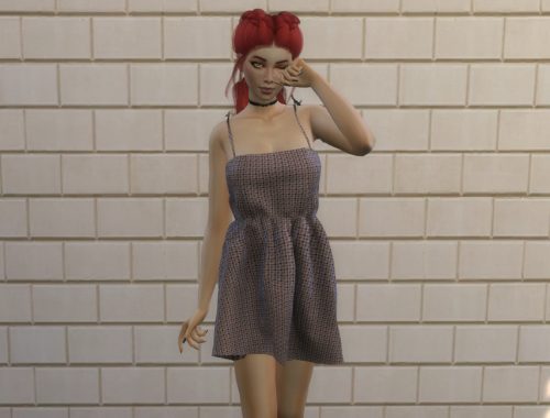 Ruched Bow Dress