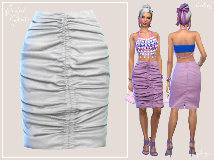 RuchedSkirt