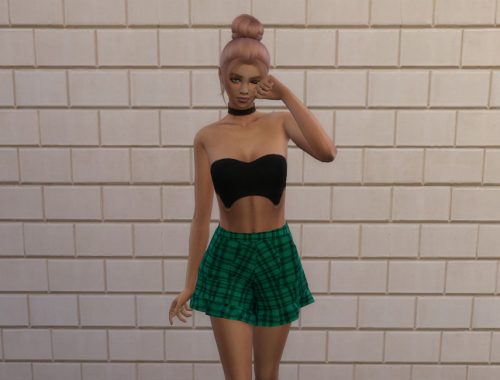 Ruffle Shorts with Pockets