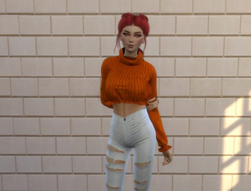 Ruffle Sweater