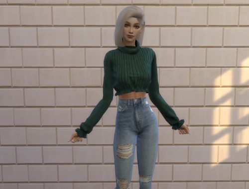Ruffle Sweater