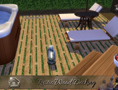 Rustic Wood Decking