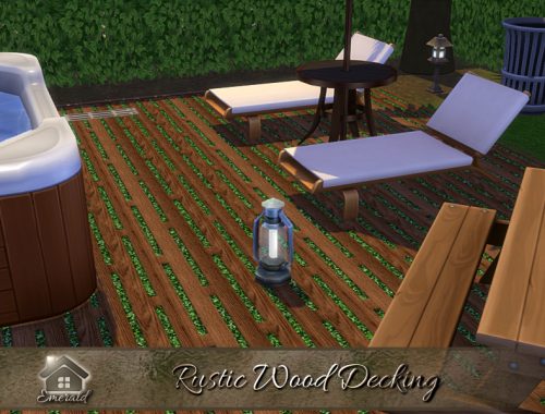 Rustic Wood Decking