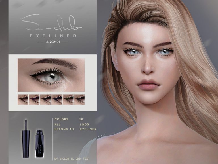 S Club Ll Ts4 Eyeliner 202101 The Sims 4 Catalog