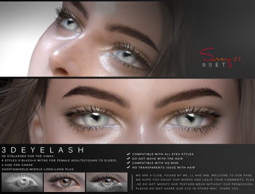 S-Club ts4 3D EYELASHES I F V1 bassis