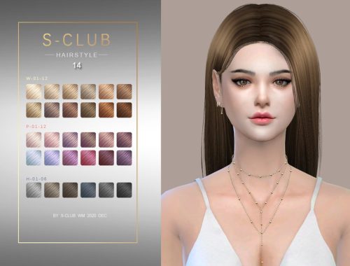 S-Club ts4 WM Hair 202014