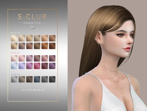 S-Club ts4 WM Hair 202014
