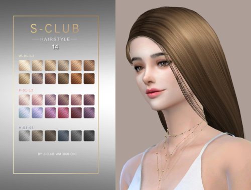 S-Club ts4 WM Hair 202014