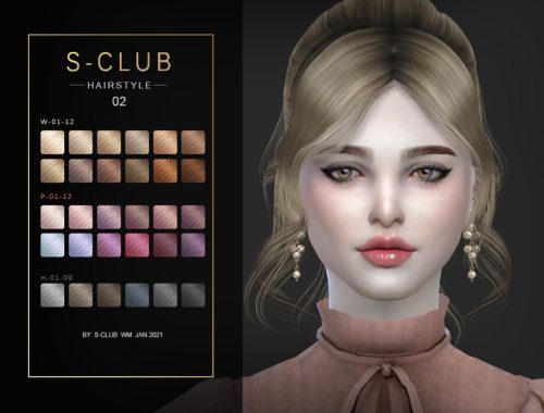 S-Club ts4 WM Hair 202102