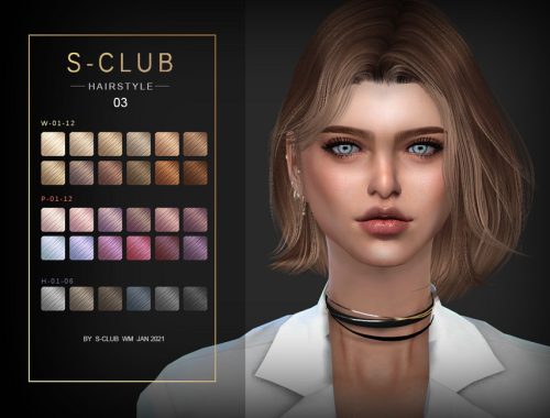 S-Club ts4 WM Hair 202103