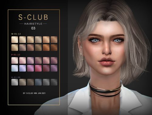 S-Club ts4 WM Hair 202103