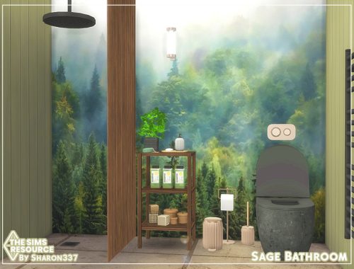 Sage Bathroom - TSR CC Only