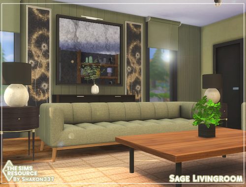 Sage Livingroom - TSR CC Only