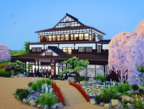 Sakura Onsen Ryokan (Japanese hot spring hotel) at Vicky SweetBunny