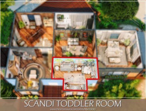 Scandi Toddler Room