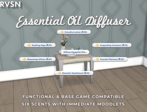 Scent To Be Oil Diffuser - Patreon Early Access Mod