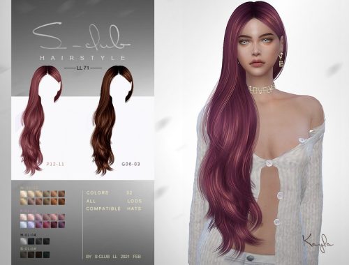 sclub_ts4_hair_n71_ Kayla_update
