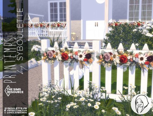 Scripted - Printemps season decor trim set