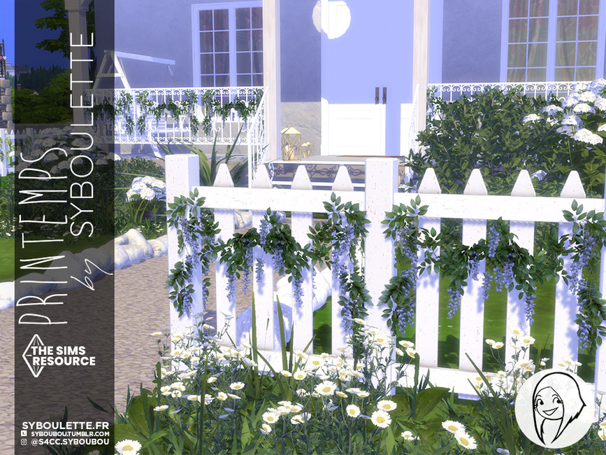 Scripted - Printemps season decor trim set - The Sims 4 Catalog