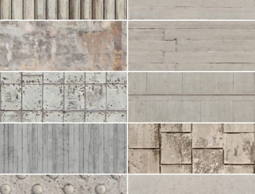 Seamless concrete wall pack vol.5 at Simspiration Builds