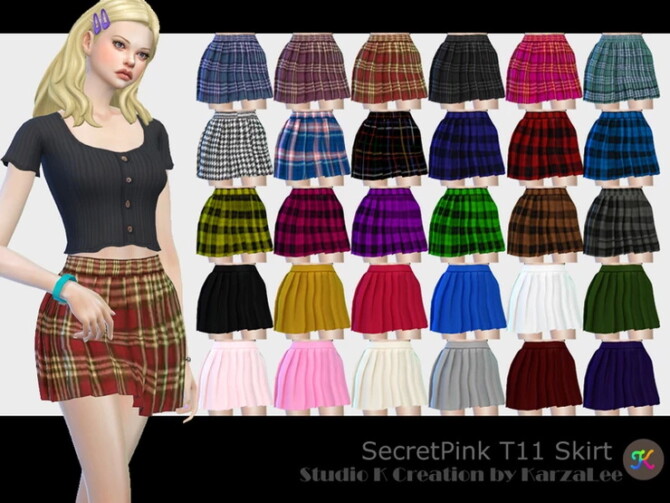 SecretPink T11 skirt - The Sims 4 Catalog