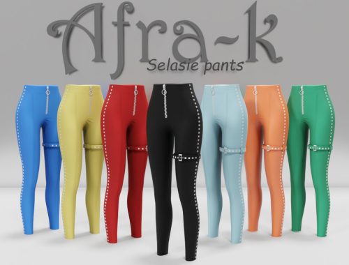 Selasie studded pants