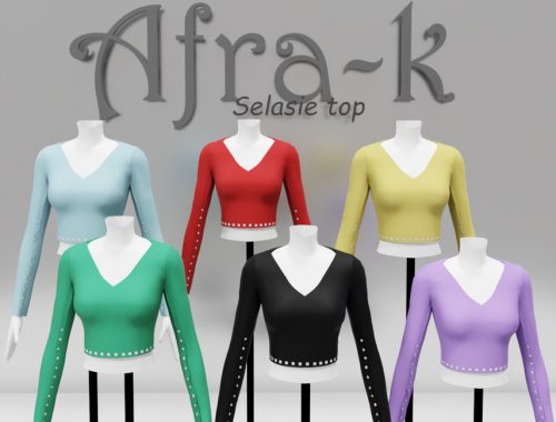 Selasie studded top
