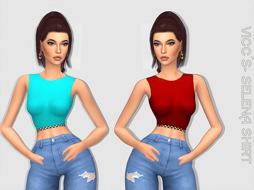 Selena Shirt - The Sims 4 Catalog
