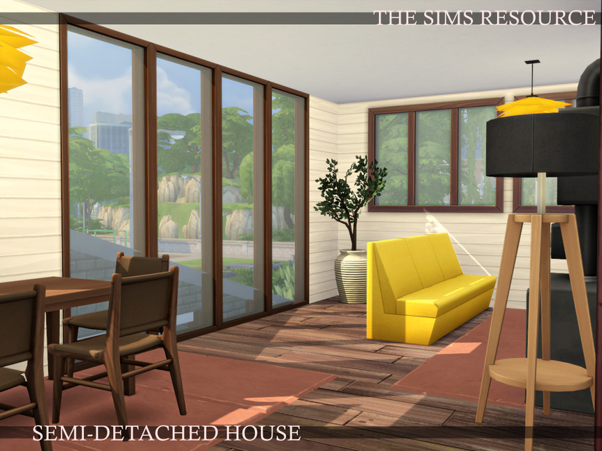 Semi-Detached House | noCC - The Sims 4 Catalog