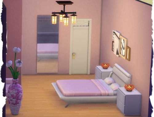 Semi-detached house with pool by Chalipo at All 4 Sims