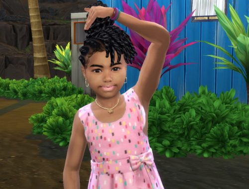 Sengalese Bun Flat Twist ~ Child